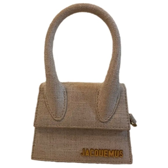 JACQUEMUS "Le Chiquito" Linen Top Handle Bag - Picture 3 of 6